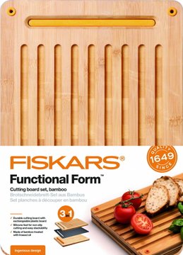 Дошка бамбукова Fiskars Functional Form для хлібу (1059230) 1059230 фото