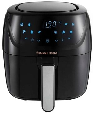 Мультипіч Russell Hobbs SatisFry Air Medium, 1350Вт, чаша-4л, сенсорне керування, алюміній, пластик, чорно-срібний (27160-56) 27160-56 фото