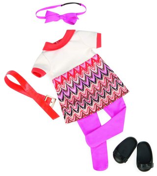 Набір одягу для ляльок-Сукня з принтом Our Generation (BD60014Z) BD60014Z фото