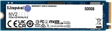 Накопичувач SSD Kingston M.2 500GB PCIe 4.0 NV2 (SNV2S/500G) SNV2S/500G фото