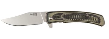 Нож складной Neo Tools, 175мм, лезвие 80мм, рукоятка из пластмассы (63-114) 63-114 фото