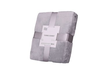 Плед Ardesto Flannel, 200х220см, 100% полиэстер, серый ART0204SB фото