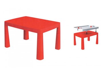 Дитячий ігровий стіл з настільним хокеєм 04580 Червоний 2в1  04580 фото