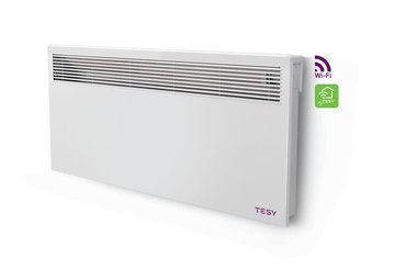 Конвектор електричний TESY CN 051250 EI CLOUD W 2500Вт, 28 м2, IP24, електр. упр-ня, програматор 24/7, Wi-Fi, без ніжок (305741) 305741 фото