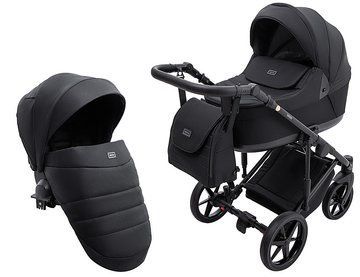 Коляска 2 в 1 Adamex Locco Lux TK-53 чорний (681025) 681025 фото