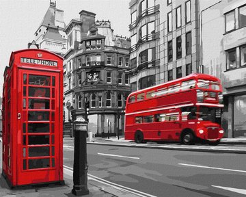 Картина за номерами "Ритм Лондона" Ідейка 40х50 см (KHO3617) KHO3617 фото