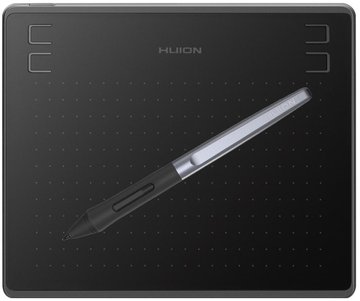 Графический планшет Huion 6.3"x4" HS64 Micro USB черный - Уцінка HS64 фото