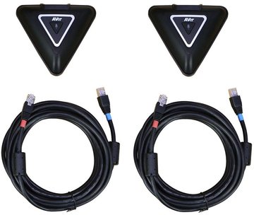 Додаткова мікрофонна пара з 10 м кабелем для системи відеоконференцзв'язку AVer VB342 Pro/ VB350 60U3300000AD фото