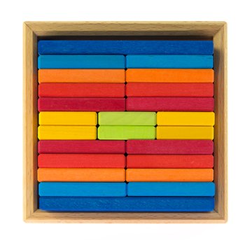Конструктор деревянный-Разноцветная пластина Nic NIC523346 NIC523346 фото