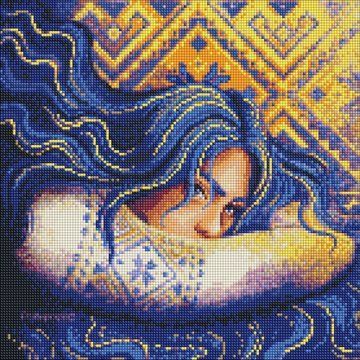 Алмазная мозаика "Цвета моей нации" &copy;pollypop92 Идейка 40х40 см (AMO7446) AMO7446 фото