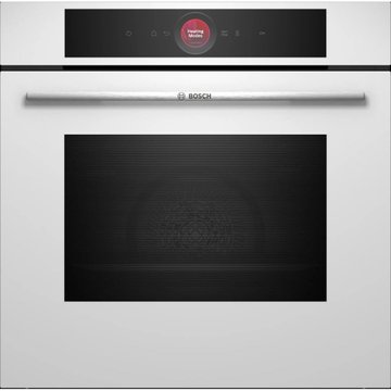 Духовой шкаф Bosch электрический, 71л, A+, дисплей, конвекция, белый HBG7341W1 фото