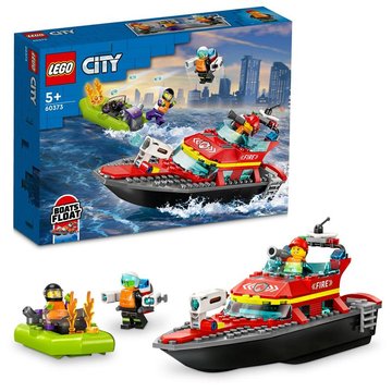 Конструктор LEGO City Човен пожежної бригади (60373) 60373 фото