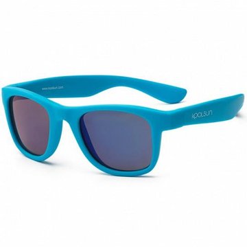 Дитячі сонцезахисні окуляри Koolsun неоново-блакитні серії Wave (Розмір: 1+) KS-WANB001 - Уцінка KS-WANB001 фото