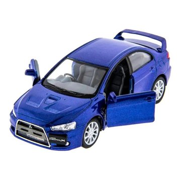 Автомодель легкова MITSUBISHI LANCER EVOLUTION X 1:36, 5'' Синій (KT5329W(Blue)) KT5329W(Blue) фото