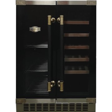Холодильна камера Kaiser для вина, 82x60x57, 145л, полок - 8, зон - 2, бут-66, 2дв., черний (K64800AD) K64800AD фото