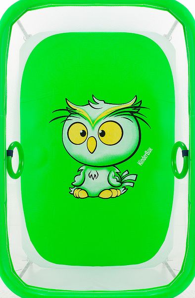 Манеж Qvatro LUX-02 дрібна сітка зелений (owl) (625002) BR-625002 фото