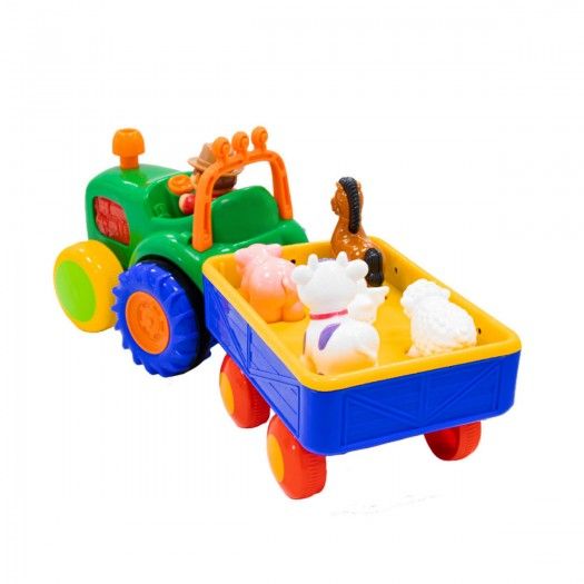 Игровой набор Kiddi Smart – Трактор с трейлером (63180) 063180 фото