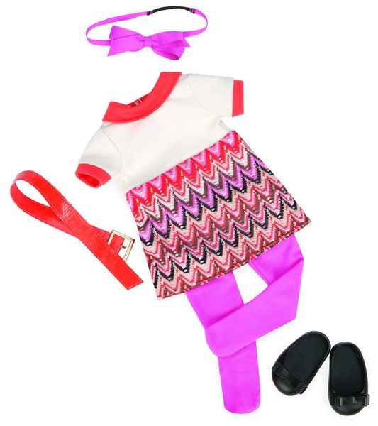 Набір одягу для ляльок-Сукня з принтом Our Generation BD60014Z BD60014Z фото