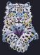 Набор для творчества BLUE Snow Leopard Sequin Art (SA1404)