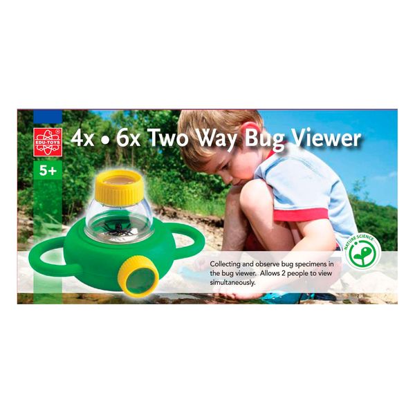 Контейнер для комах Edu-Toys зі збільшувальними стеклами 4x 6x (BL010) BL010 фото