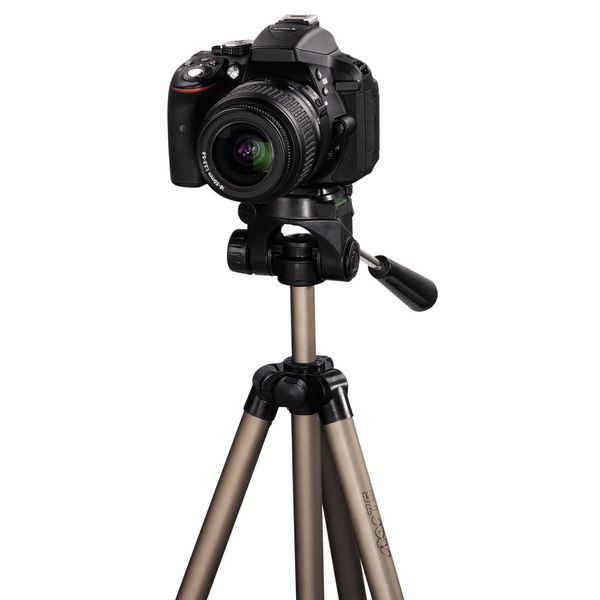 Штатив для фотокамер Hama "Star 75", 1/4 "(6.4 мм), 42,5 -125 см, цвет шампань 00004175 фото