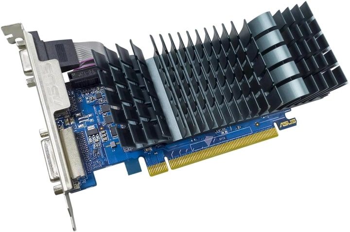 Вiдеокарта ASUS GeForce GT710 2GB GDDR3 silent GT710-SL-2GD3-BRK-EVO (90YV0I70-M0NA00) 90YV0I70-M0NA00 фото