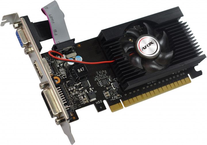 Видеокарта AFOX Geforce GT 710 2GB GDDR3 LP fan (AF710-2048D3L5-V3) AF710-2048D3L5-V3 фото