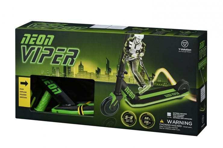 Самокат Neon Viper Зелений N100829 - Уцінка N100829 фото