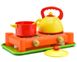 Детская игрушечная газовая плита с посудой (70408)