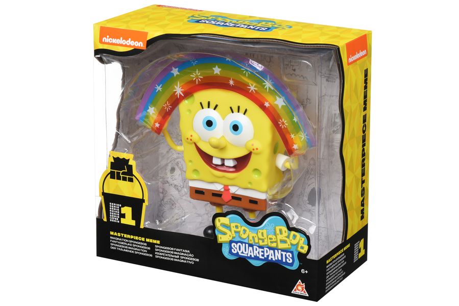 Игровая фигурка SpongeBob Masterpiece Memes Collection Rainbow SB - Уцінка EU691001 фото
