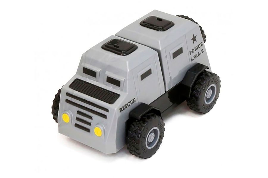 Конструктор для маленьких POPULAR Playthings Build-a-Truck Rescue рятувальні машинки (швидка, пожежна, поліція) PPT-60402 фото