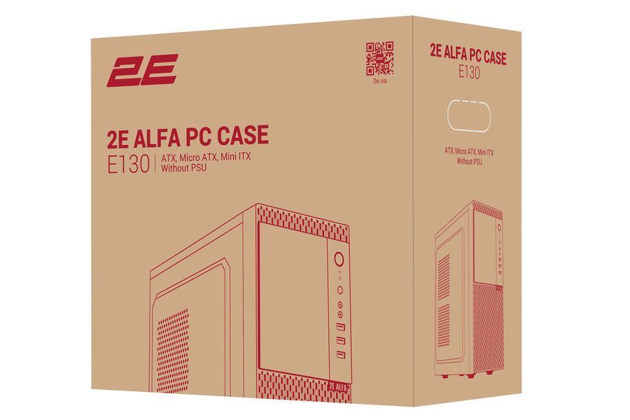 Комп&rsquo;ютер персональний 2E Rational Intel i3-12100, 8Gb, F256GB, UMA, H610, 2E-E130, 500W, FreeDos (2E-10102) 2E-10102 фото