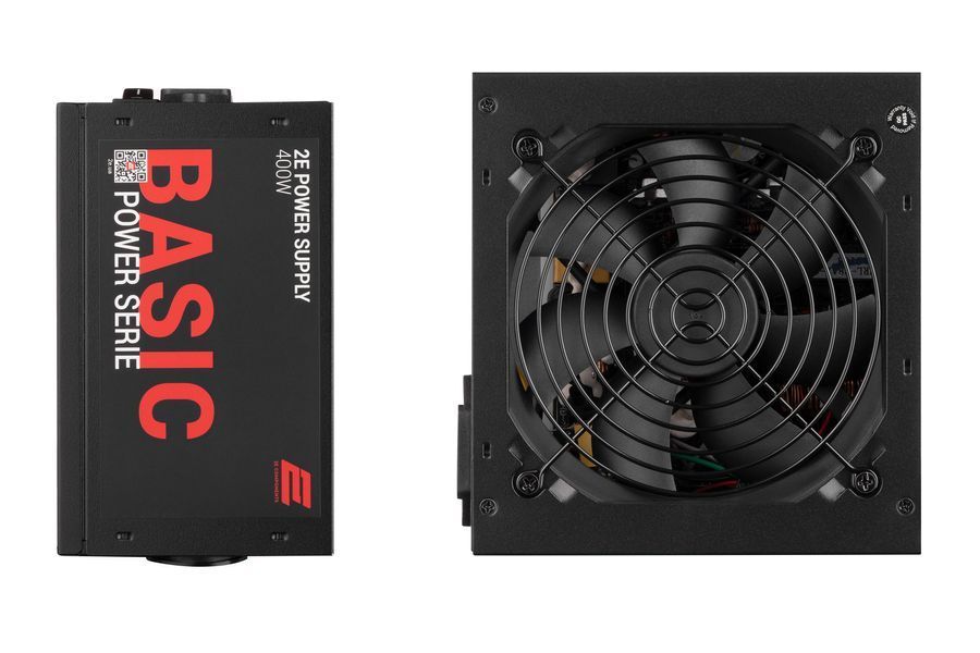 Блок питания 2E Basic Power (400W), 80%, 120mm, 1xMB 24pin(20+4), 1xCPU 8pin(4+4), 3xMolex, 4xSATA, 1xPCIe 8pin(6+2) (2E-BP400-120APFC) 2E-BP400-120APFC фото