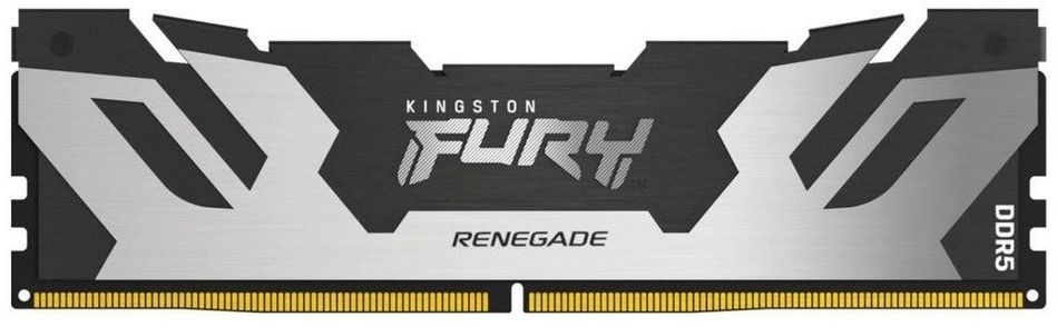 Пам'ять ПК Kingston DDR5 64GB KIT (32GBx2) 6000 Renegade Silver XMP (KF560C32RSK2-64) KF560C32RSK2-64 фото