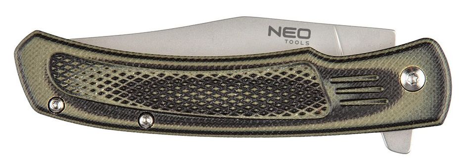 Ніж складаний Neo Tools, 175мм, лезо 80мм, рукоятка із пластмаси (63-114) 63-114 фото