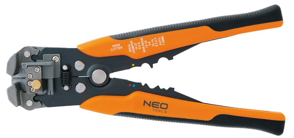 Съемник изоляции Neo Tools, автоматический, 0.5-6мм кв., RG6/59, кусачки, 205мм (01-500) 01-500 фото