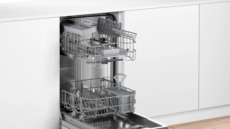 Посудомийна машина Bosch вбудовувана, 9 компл., A+, 45см, білий (SPV2IKX10K) SPV2IKX10K фото