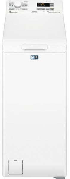 Стиральная машина Electrolux вертикальная, 6кг, 1000, A+++, 60см, дисплей, белый (EW6T5061FU) EW6T5061FU фото