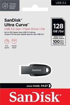 Накопитель SanDisk 64GB USB 3.2 Type-A Ultra Curve Black (SDCZ550-064G-G46) SDCZ550-064G-G46 фото
