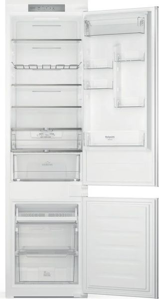 Холодильник Hotpoint вбуд. з нижн. мороз., 193,5x54х54, холод.відд.-212л, мороз.відд.-68л, 2дв., А+, NF, інв., зона нульова, білий HAC20T321 фото