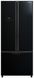 Холодильник Hitachi багатодверний, 180x75х76, холод.відд.-345л, мороз.відд.-120л, 3дв., А+, NF, інв., чорний (скло) (R-WB710PUC9GBK)