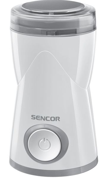 Кавомолка Sencor роторна 150Вт, об'єм зерен-50г, пластик, білий - Уцінка SCG1050WH фото