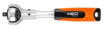 Ключ-трещотка Neo Tools, 1/2", 72 зубца, 250мм, 360°, CrV, 0.63кг (08-546) 08-546 фото