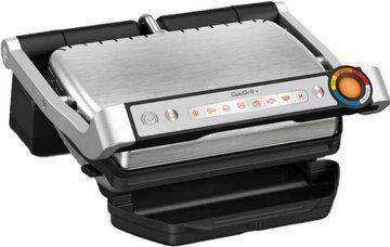 Гриль Tefal прижимной OptiGrill+ 2000Вт, темп. режимов-4, съемные пластины, алюминий, металл - Уценка GC717D10 фото