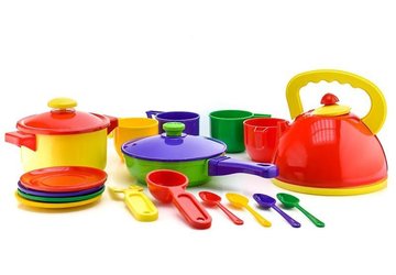 Дитячий ігровий набір посуду 71009, 17 предметів 71009 фото