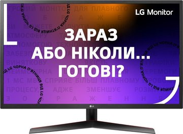 Монітор LG 31.5" 32MP60G-B D-Sub, HDMI, DP, Audio, IPS, 75Hz, 1ms, FreeSync 32MP60G-B фото
