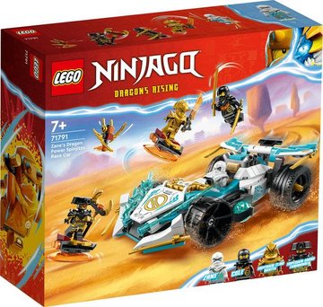 Конструктор LEGO Ninjago Суперсила дракона Зейна автомобіль для перегонів спін-джитсу (71791) 71791 фото
