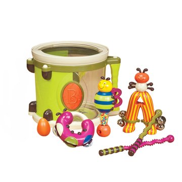 Музыкальная игрушка – ПАРАМ-ПАМ-ПАМ (7 инструментов, в барабане) (BX1007Z) BX1007Z фото