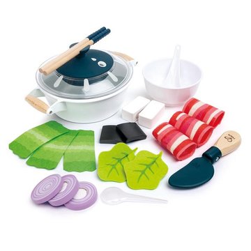 Детский кухонный набор Hape Посуда с продуктами (E3198) E3198 фото