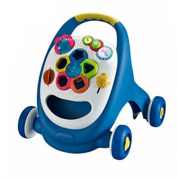 Детская каталка-ходунки с сортером 91157 погремушки в наборе Синий 91157(Blue) 91157(Blue) фото